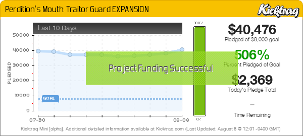 Perdition's Mouth: Traitor Guard EXPANSION  - Kicktraq Mini