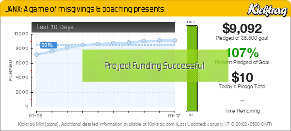 JANX: A Game of Misgivings & Poaching Presents - Kicktraq Mini