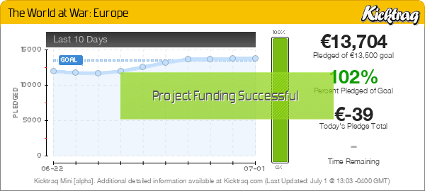 The World At War: Europe - Kicktraq Mini