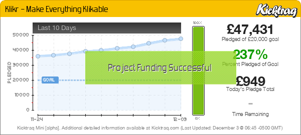 Klikr – Make Everything Klikable -- Kicktraq Mini