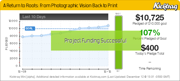 A Return to Roots: From Photographic Vision Back to Print -- Kicktraq Mini