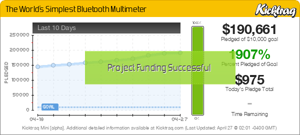 The World’s Simplest Bluetooth Multimeter -- Kicktraq Mini