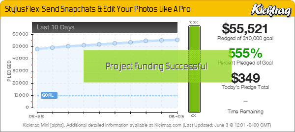 StylusFlex: Send Snapchats & Edit Your Photos Like A Pro -- Kicktraq Mini
