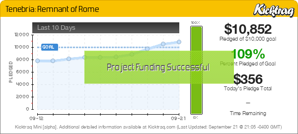 Tenebria: Remnant of Rome -- Kicktraq Mini