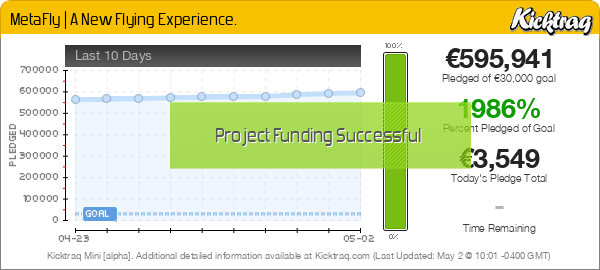 MetaFly | A New Flying Experience. -- Kicktraq Mini