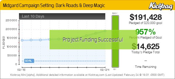 Kobold Press - Midgard Campaign Setting: Dark Roads & Deep Magic Kickstater  - Tribality