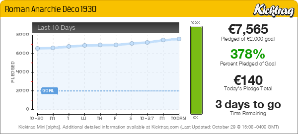 Roman Anarchie Déco 1930 -- Kicktraq Mini
