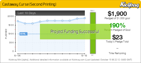 Castaway Curse (Second Printing) - Kicktraq Mini