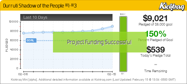 Durruti Shadow of the People #1-#3 -- Kicktraq Mini