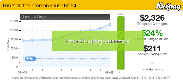 Habits of the Common House Ghost -- Kicktraq Mini