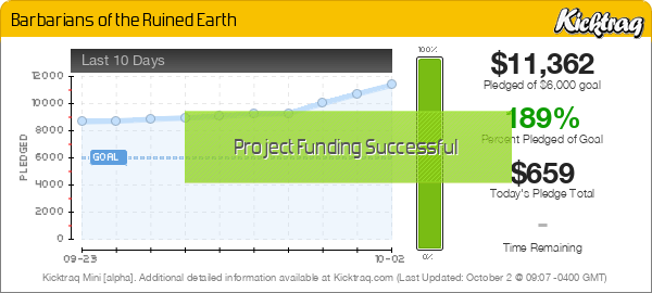 Barbarians of the Ruined Earth -- Kicktraq Mini