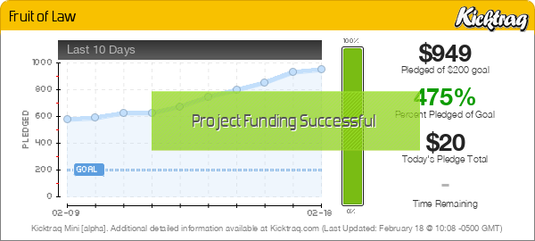 Fruit of Law -- Kicktraq Mini