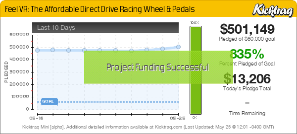 Feel VR: The Affordable Direct Drive Racing Wheel & Pedals -- Kicktraq Mini