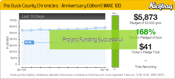 The Dusk County Chronicles - Anniversary Edition! | MAKE 100 -- Kicktraq Mini