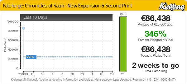 Fateforge: Chronicles of Kaan - New Expansion & Second Print -- Kicktraq Mini