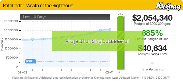 Pathfinder: Wrath of the Righteous -- Kicktraq Mini