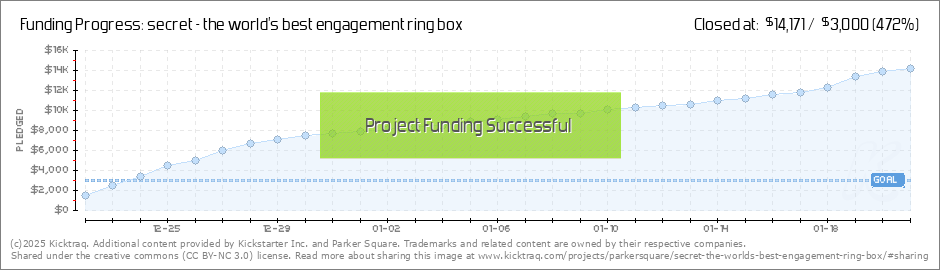 Parker square hot sale ring box