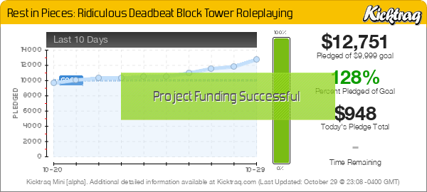 Rest in Pieces: Ridiculous Deadbeat Block Tower Roleplaying -- Kicktraq Mini