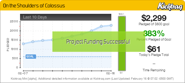 On the Shoulders of Colossus -- Kicktraq Mini