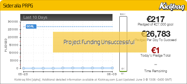Sideralia PRPG -- Kicktraq Mini