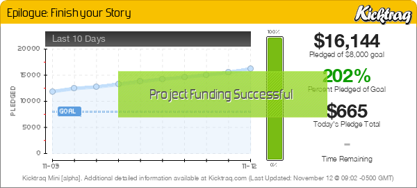 Epilogue: Finish your Story -- Kicktraq Mini